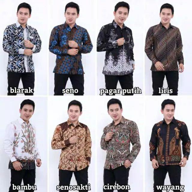 Kemeja Panjang Batik Seno Sakti  Atasan Pria Modern Batik Pekalongan