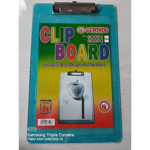 

clip board gunindo CBTF4 trbal 2mm