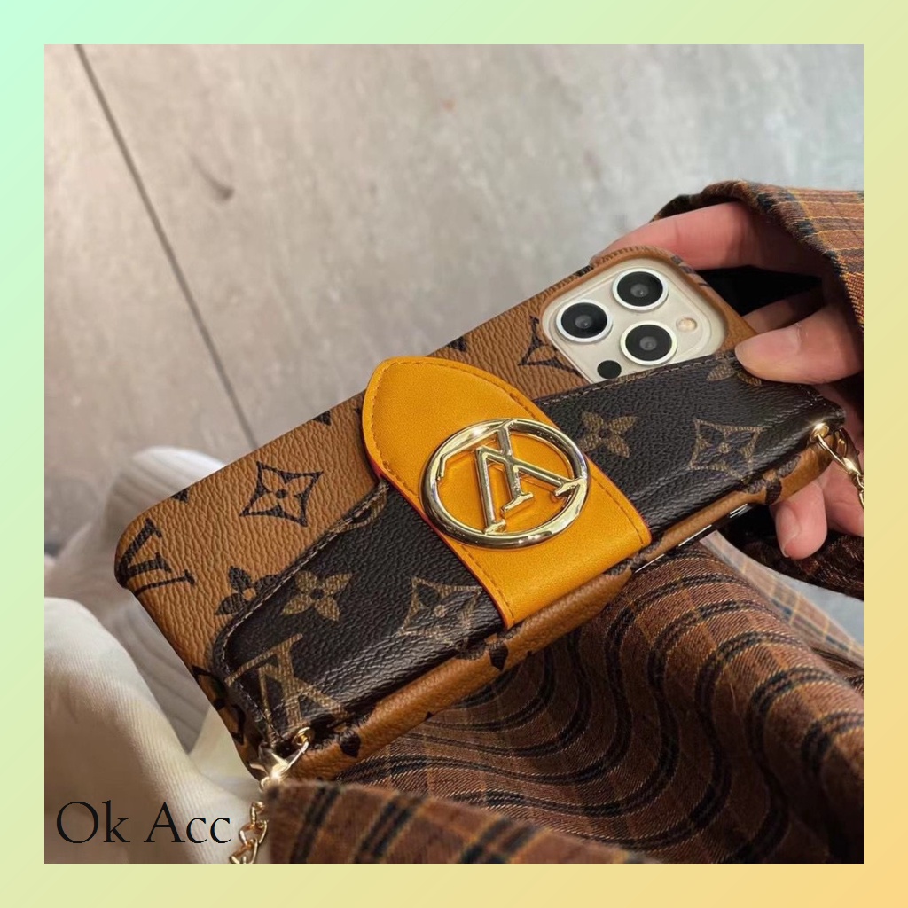 Case Tas Sling FH89 coklat brown klasik classic for Iphone 11 Pro Max 12 Pro Max 13 Pro Max