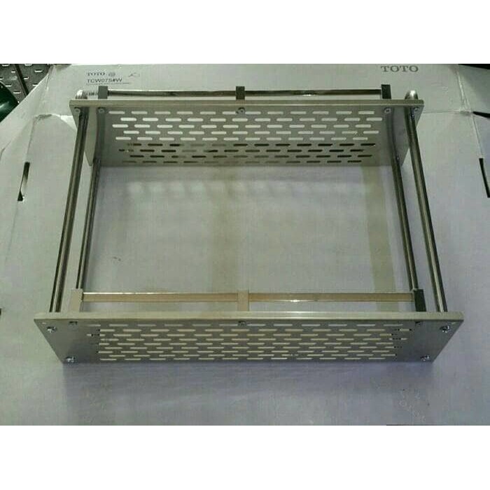Kualitas Terbaik - Rak Sabun 2 Dinding Kamar Mandi Stainless Steel Sampo Sabun
