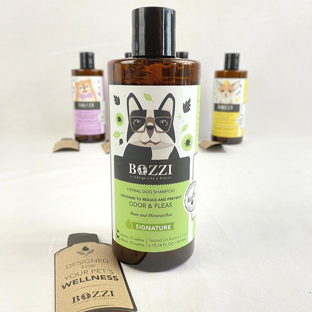 

BOZZI DOG Shampoo Herbal untuk Odor & Flea 300ml ( Shampoo Kutu)