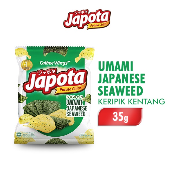 Japota Keripik Kentang Umami Japanese Seaweed 35 gr