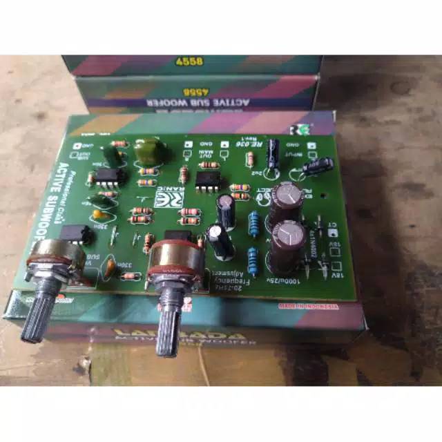 Kit aktif subwoofer preamplifier 2.1