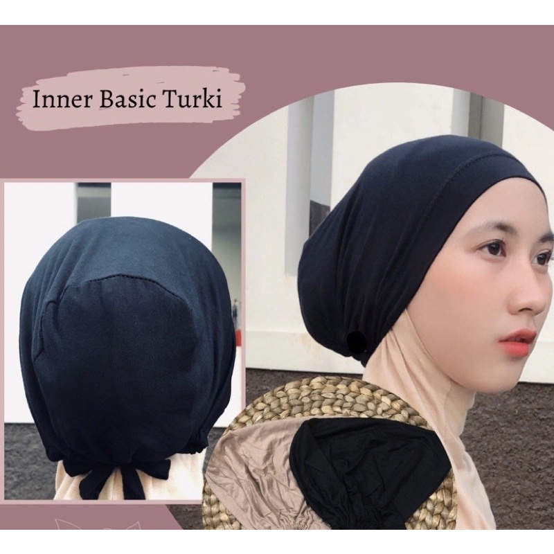 Inner Basic TURKEY / Inner Turkey / Daleman hijab/inner hijab/ciput turkey