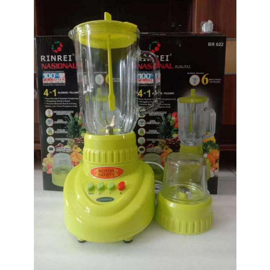 BLENDER RINREI BR-622 NASIONAL 4in1 TABUNG KACA