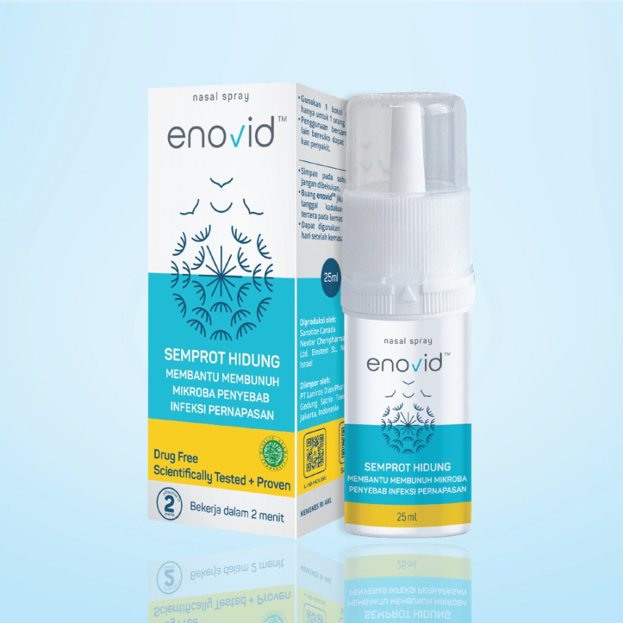 Jual ENOVID SANOTIZE NASAL SPRAY / Daily Nose Sanitizer Semprot