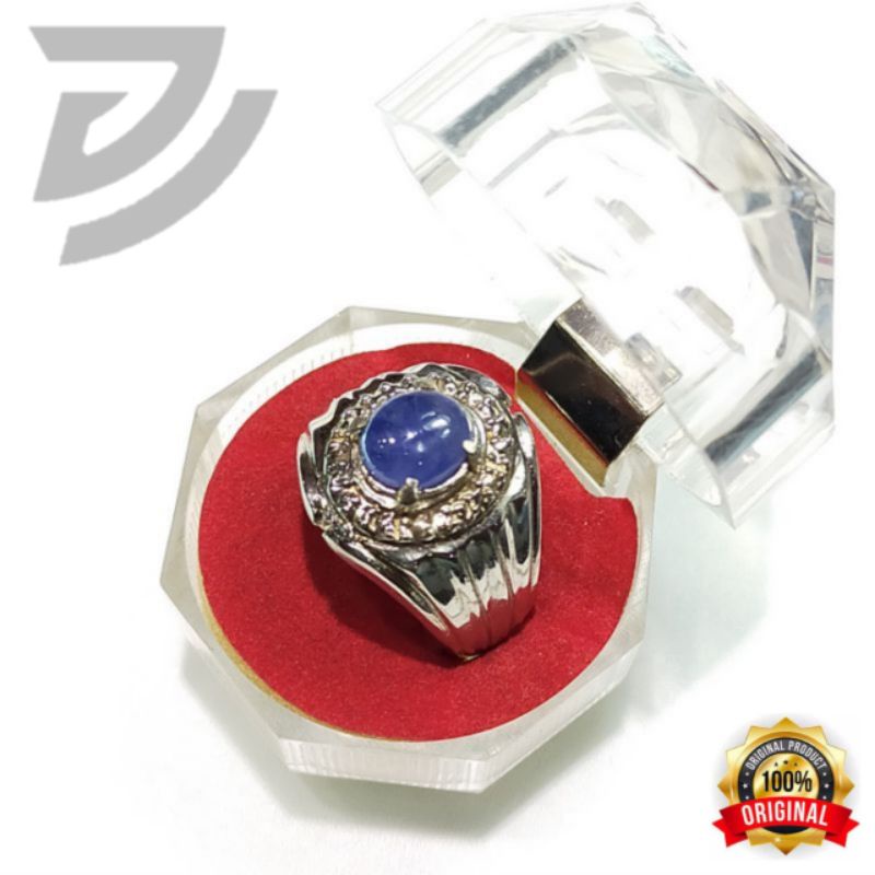 Batu Blue Safir Asli Natural