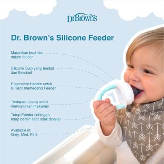 Dr Brown's Fresh Firsts Silicone Feeder | Dot Buah Empeng