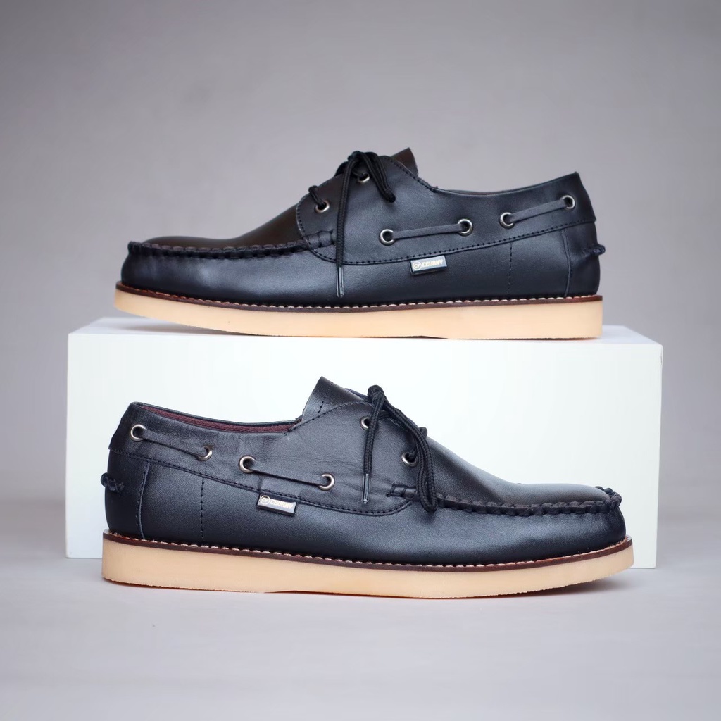 Sepatu Pantofel Pria Resmi Oxford Tali Hitam Casual Formal Pantofel boots Kuliah Kondangan Kerja Guru JY4001