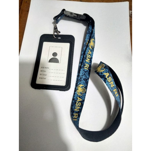 

Lanyard/Name tag id card ASN RI Terbaru