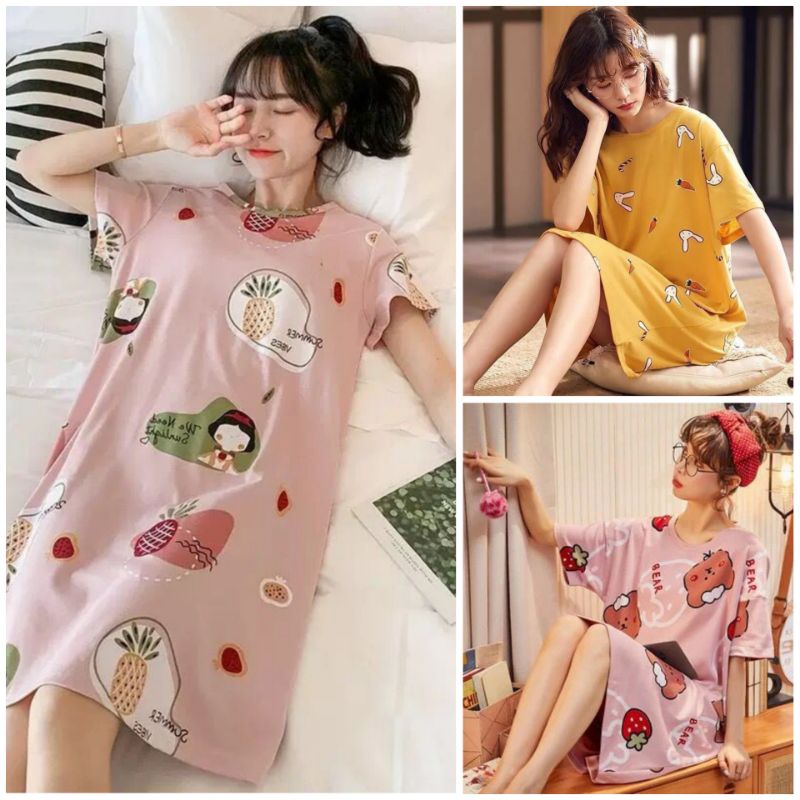 DASTER DEWASA ONLY SZ L, XXL (bahan katun, adem, nyaman)