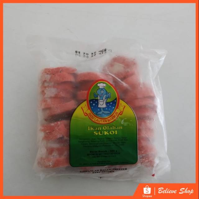 

Ikan olahan berbentuk sukoi ILM 500 gr