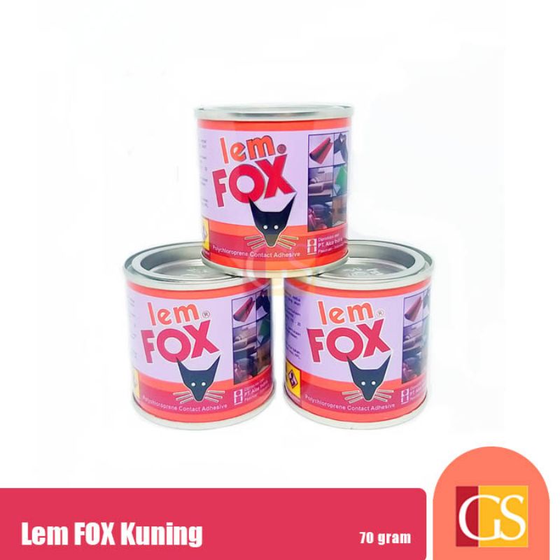 

Lem Fox Kuning 70gr Kaleng Original (1pcs)