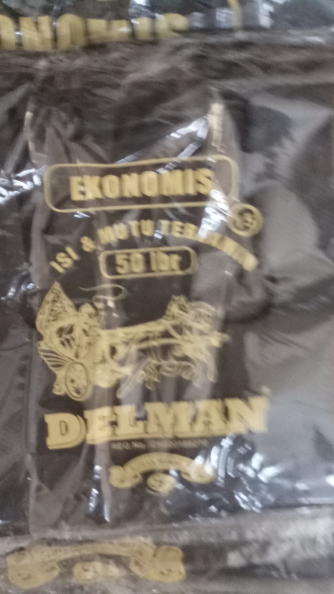 Kantong Plastik Hd Hitam Ukuran 15 Isi 50lembar/kantong Plastik Hd Ekonomis Isi 50lembar / Hd Delman