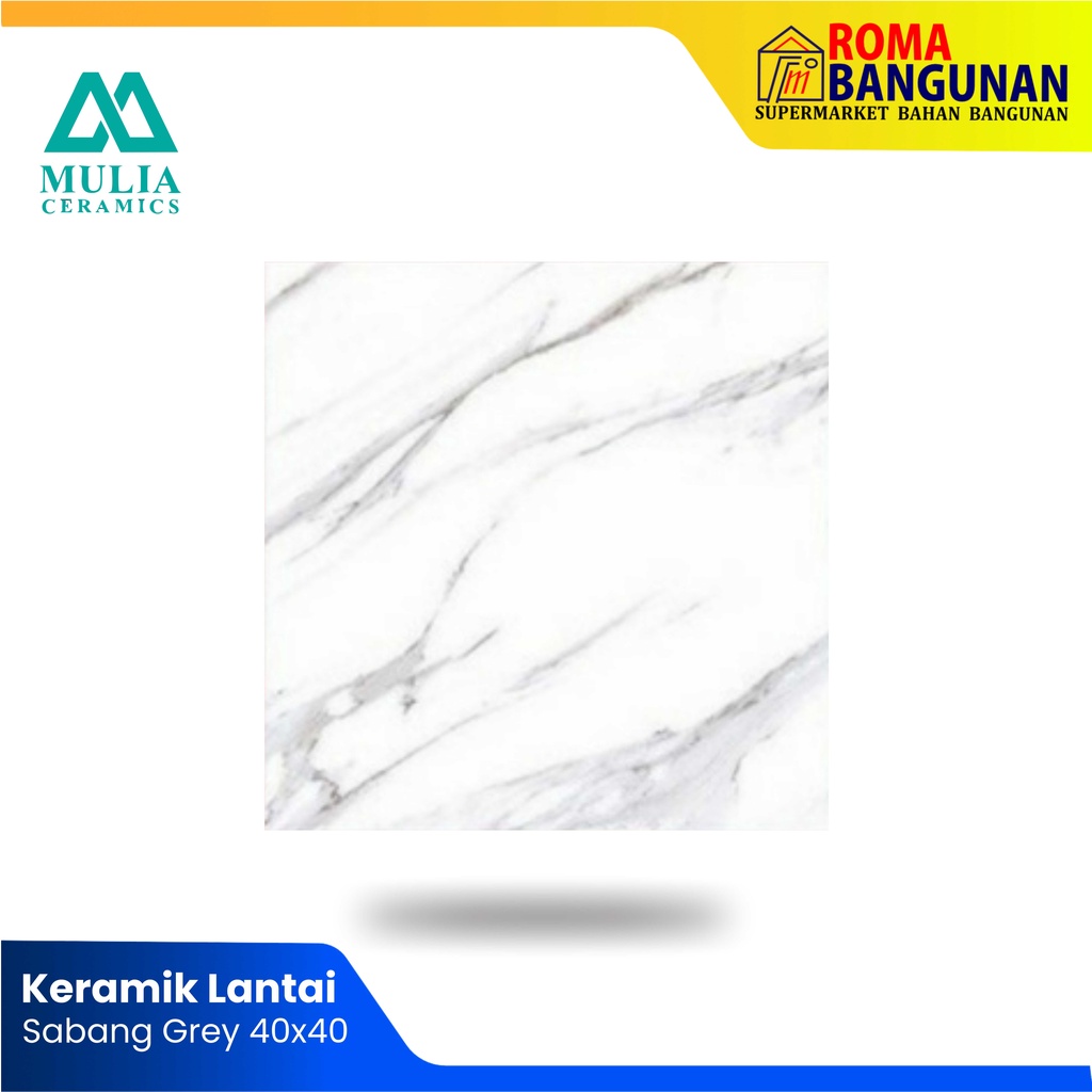 Mulia Keramik lantai / Keramik Lantai Sabang grey 40x40