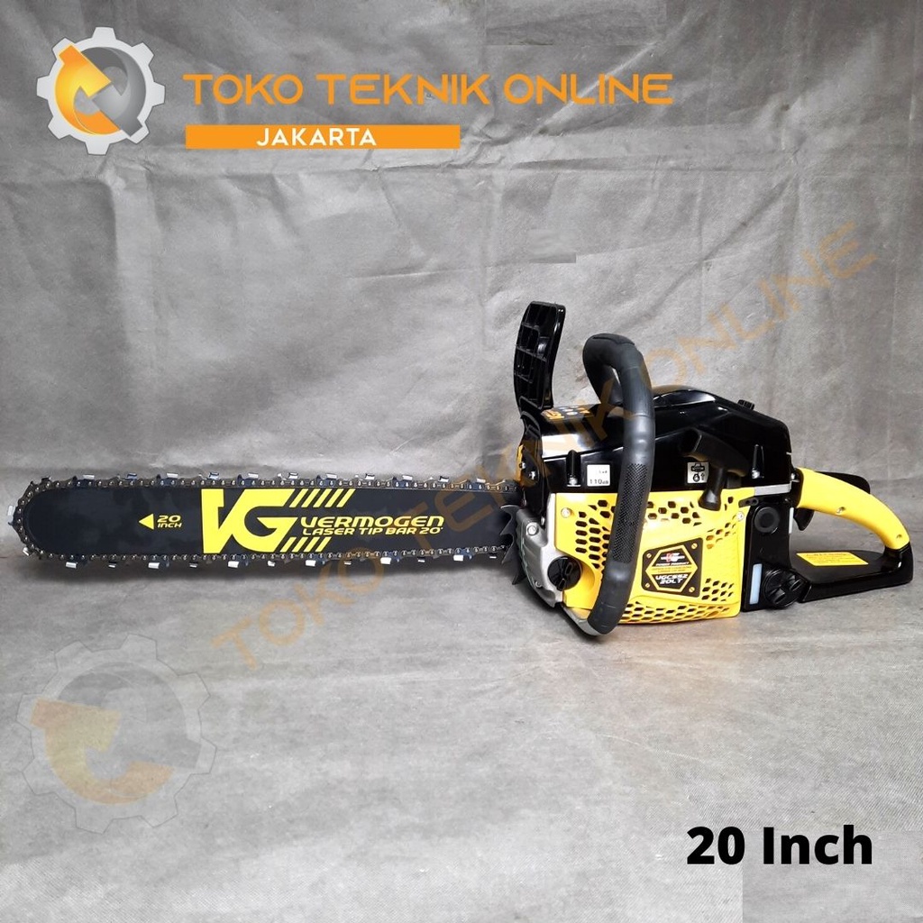 Chainsaw Laser Tip Bar / Gergaji Bar Tip Baja - 20 Inch – VERMOGEN