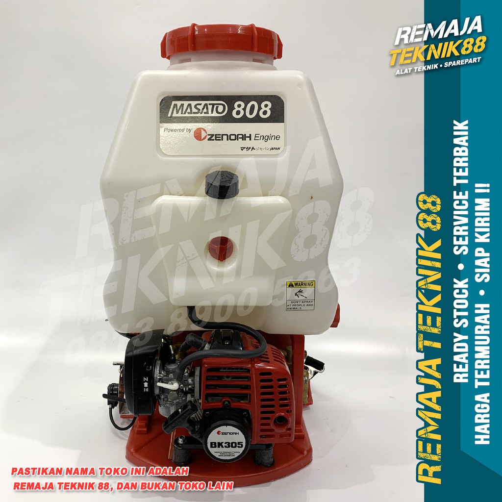 MESIN SPRAYER HAMA ZENOAH / KNAPSACK ENGINE POWER ZENOAH MASATO 808