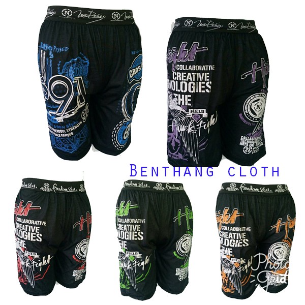 Celana Pendek BOXER BLACK Celana Santai Dewasa M-L-XL-JUMBO