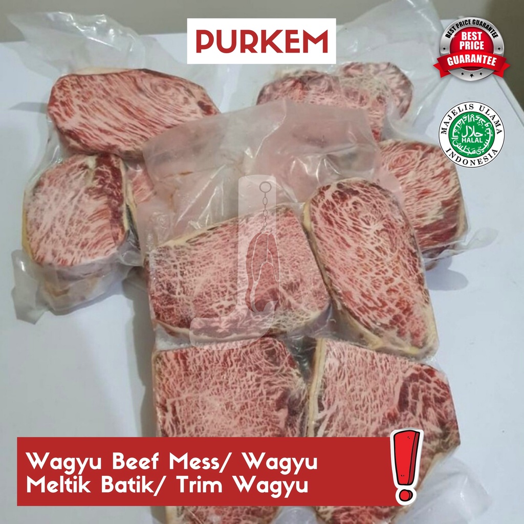 

Wagyu Beef Mess/ Wagyu Meltik Batik/ Trim Wagyu - Puri kembangan