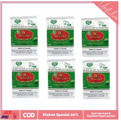 

⭐COD⭐ Thai GreenTea Chatramue 200gr - 6pcs