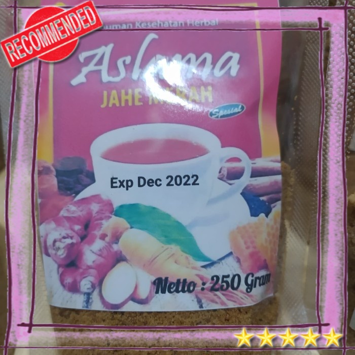 

Jahe Merah 250gr Jahe Aslama Kemasan Minuman jahe merah bubuk instant