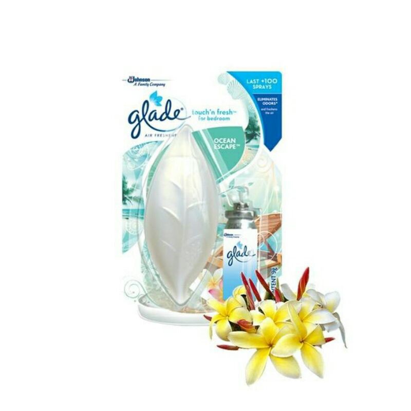 Glade Touch'N Fresh For Bedroom Air Freshener 9Gr (Refill+Tempat)