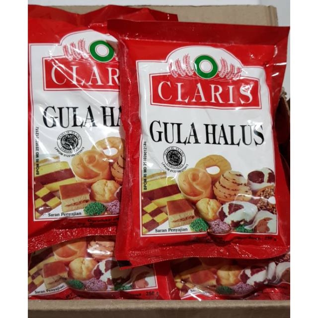 

Gula Halus Claris 250gr