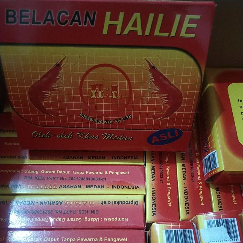 

Terasi hailie kotak jumbo Oleh2 khas Medan