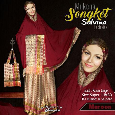 Mukena Bali Songket Benang Mas Salvina