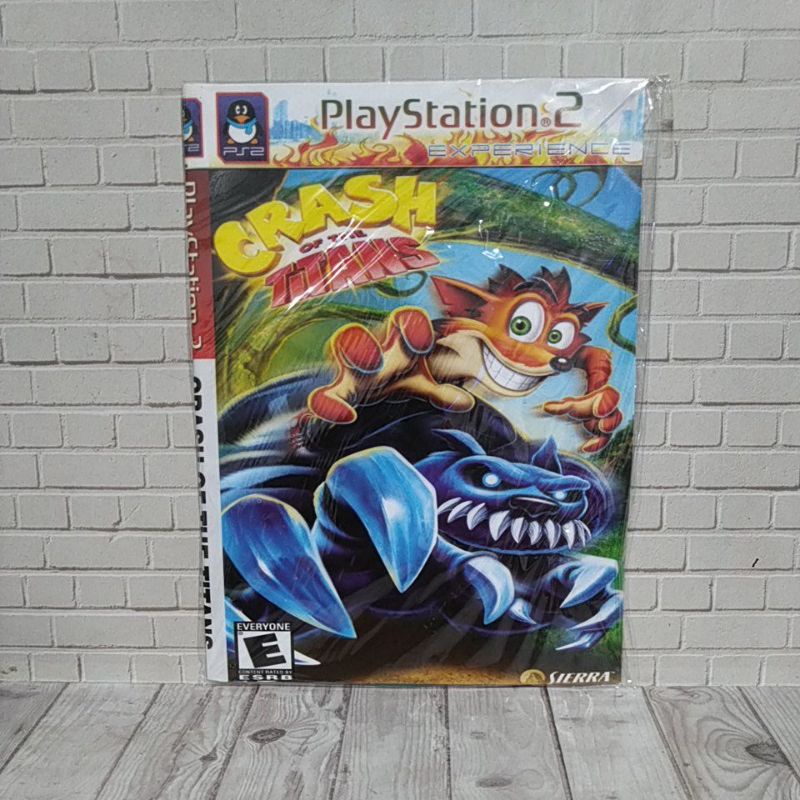 CD  KASET KOPAB PS2 CRASH OF THE Titan