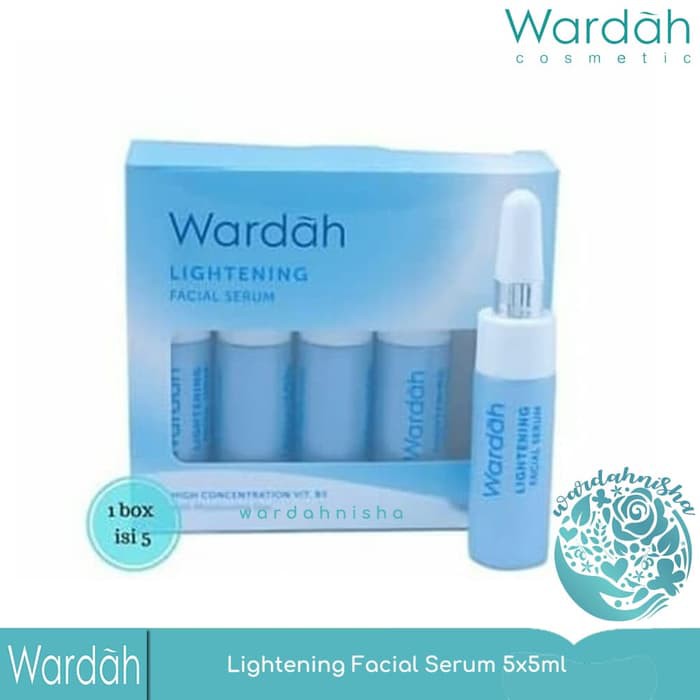 ★ BB ★ WARDAH Lightening Facial Serum 5ml | Lightening Serum Ampoule 5ml- 1pcs satuan