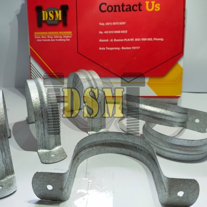 OMEGA / Klem Gantung Pipa 1/2 inch / Hanger Clamp 1/2&quot; (12 MM)