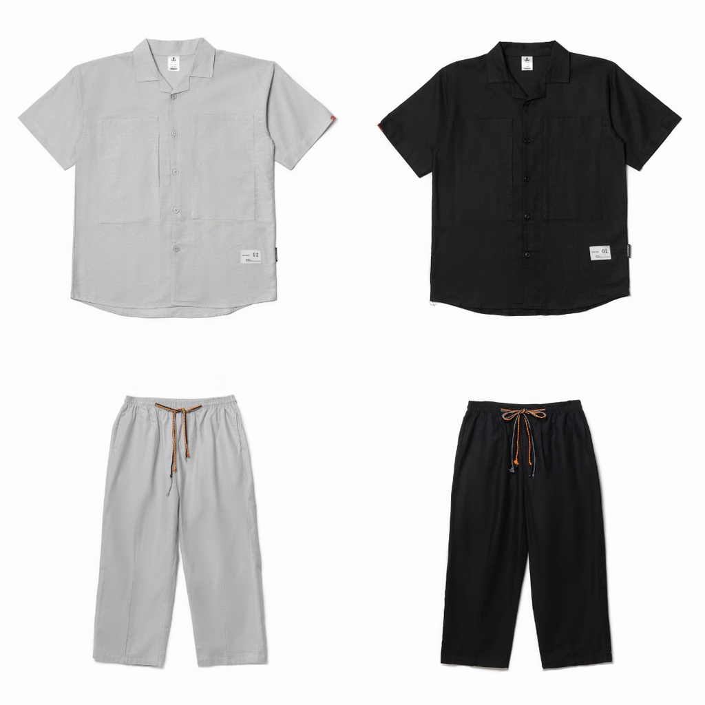 JAVAJONES OneSet Linen Shirt n Baggy Pants | Kemeja Celana Pria Wanita