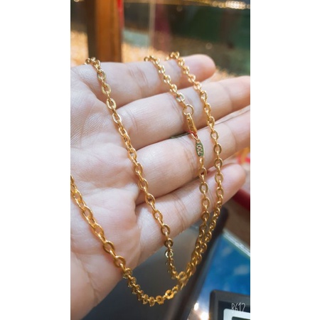 rantai kalung nori emas 700 asli