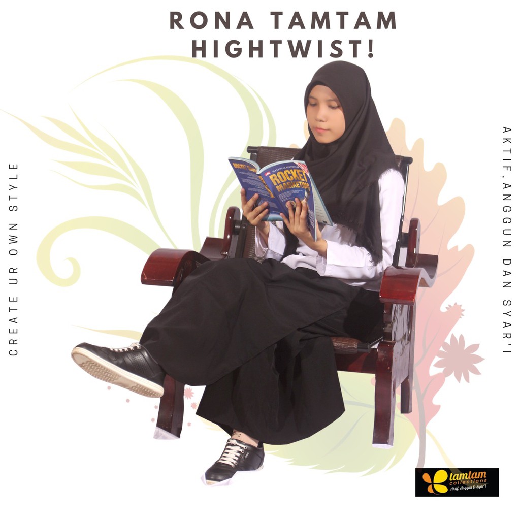 Tamtam Collection |Rok Celana Hightwist | Rok Celana Kerja