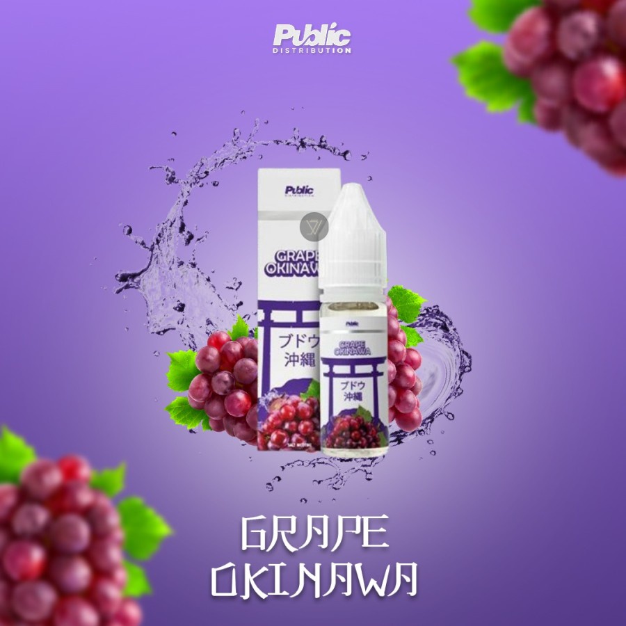 LIQUID GRAPE OKINAWA SALT NIC - GRAPE OKINAWA SALTNIC 15ML - 30MG