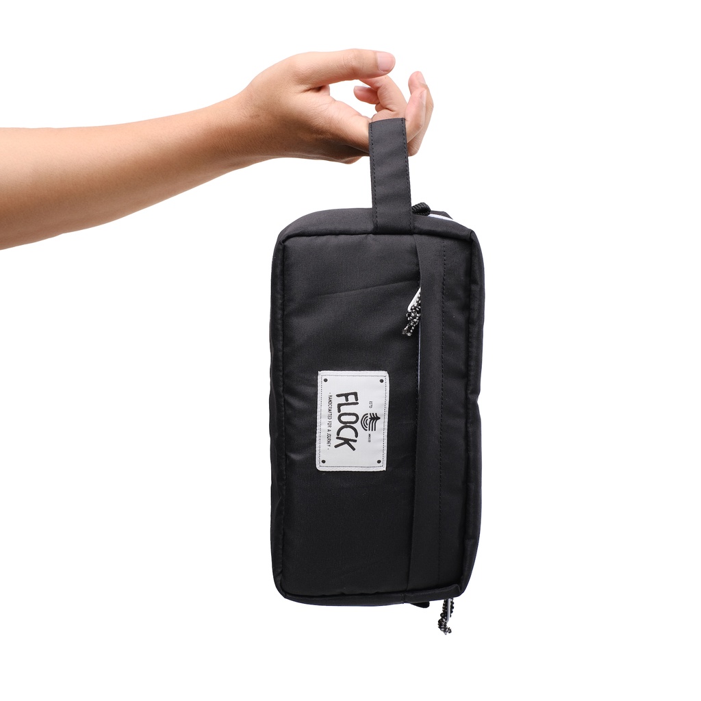 FLOCK Pouch Bag - Water Resistant - Black