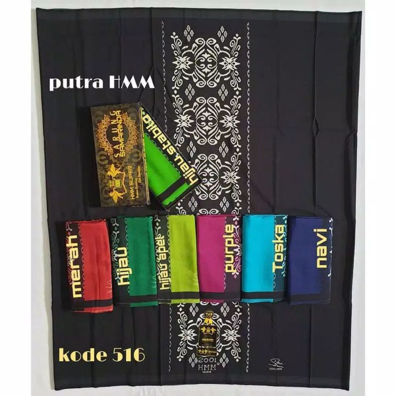 SARUNG HMM SUPER / SARUNG HMM LENGKAP WARNA / SARUNG SANTRI HMM