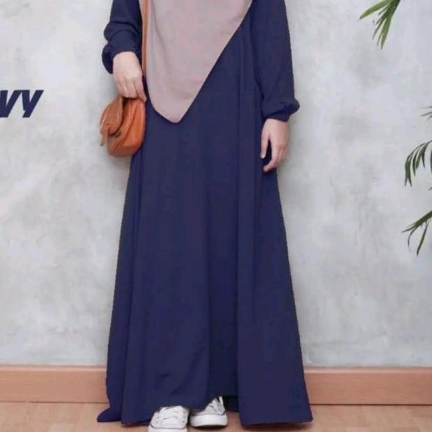 ☄ Aliva Dress Gamis wanita hijab ➴