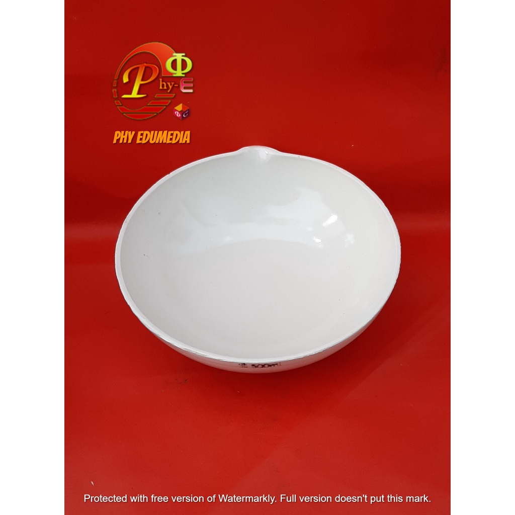Cawan Penguap 500ml / Cawan Porselin 500ml / Cawan Porselen 500ml / Evaporating Dish