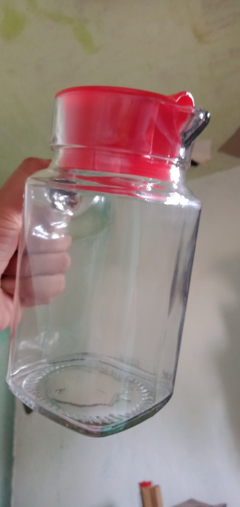 Pitcher Water Jug 500 Ml Tempat Air Minum Kaca Pitcher Kaca Tebal