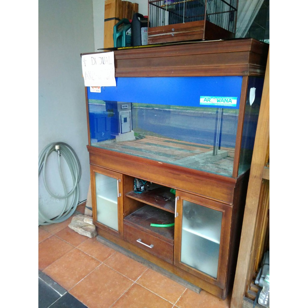 Aquarium Arwana Atau Aquascape Shopee Indonesia Jual aquarium bekas arwana