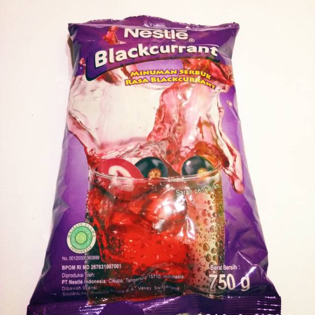 

Minuman Serbuk rasa Blackcurrant Nestle Profesional