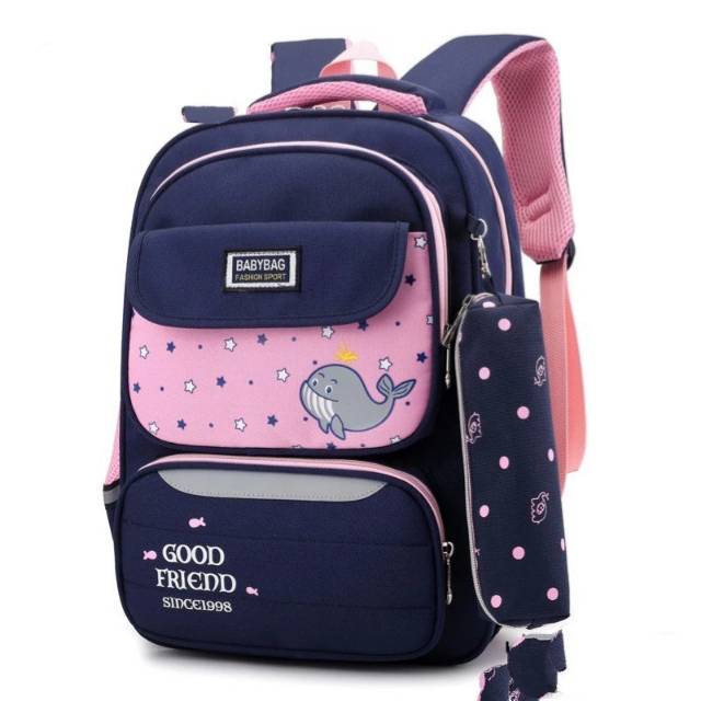 Back Pack Double Decker_Tas Ransel Anak_Lol_Unicorn_Superhero_Paw Patrol_Shopkins Fashion Cewek Pp