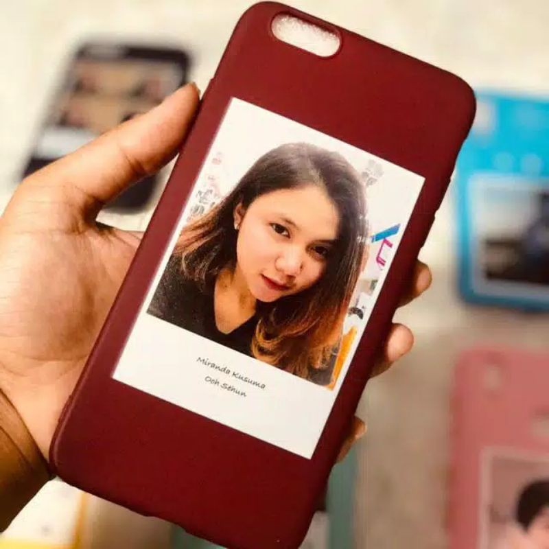 MACARON Custom foto polaroid case for All Type HP