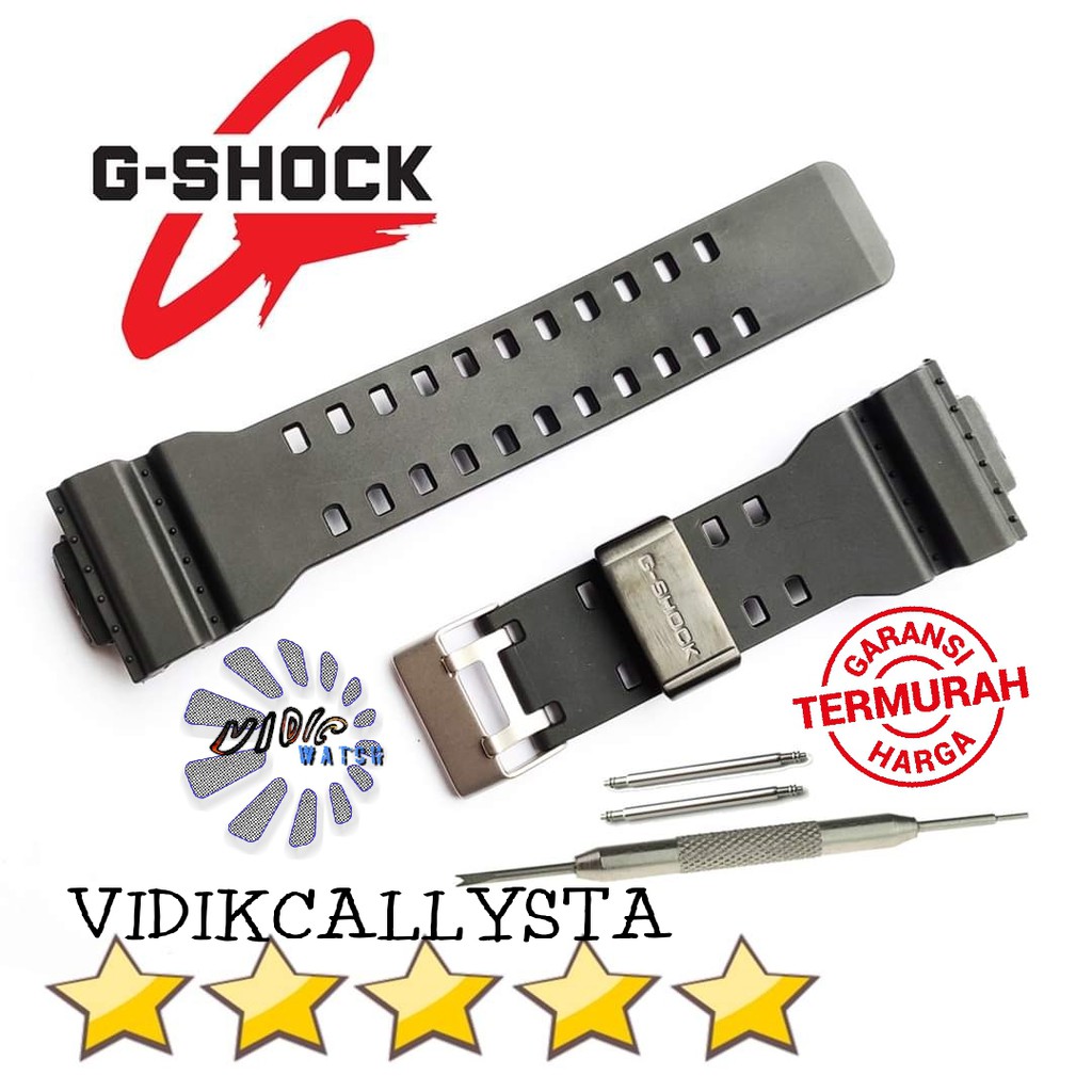 Strap Casio G-Shock G GA GD GDF 100 110 120 150 200 201 300 700 8900 Tali Jam Casio G shock Premium