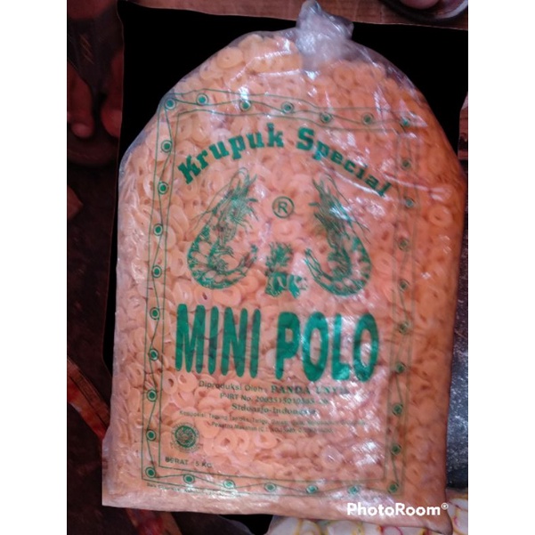 

Krupuk Special mini polo 1/4 kemasan( repack)