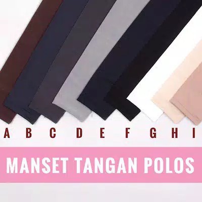 Handshock Manset Tangan Polos / Manset Tangan / Handshock polos tanpa jempol