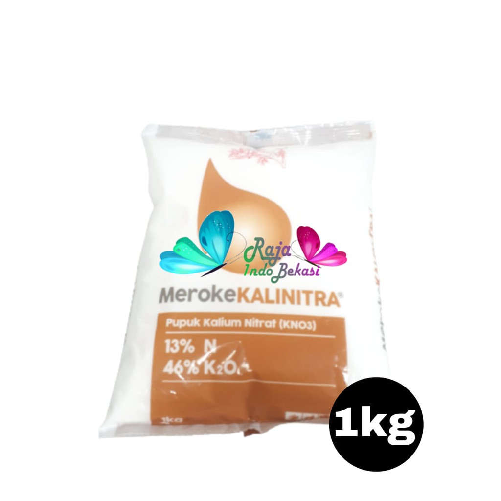 Ori Meroke Kalinitra 1 Kg Pupuk Kristal Kno3 Putih Kalinitra Meroke Kalium Nitrat Hidroponik Grade