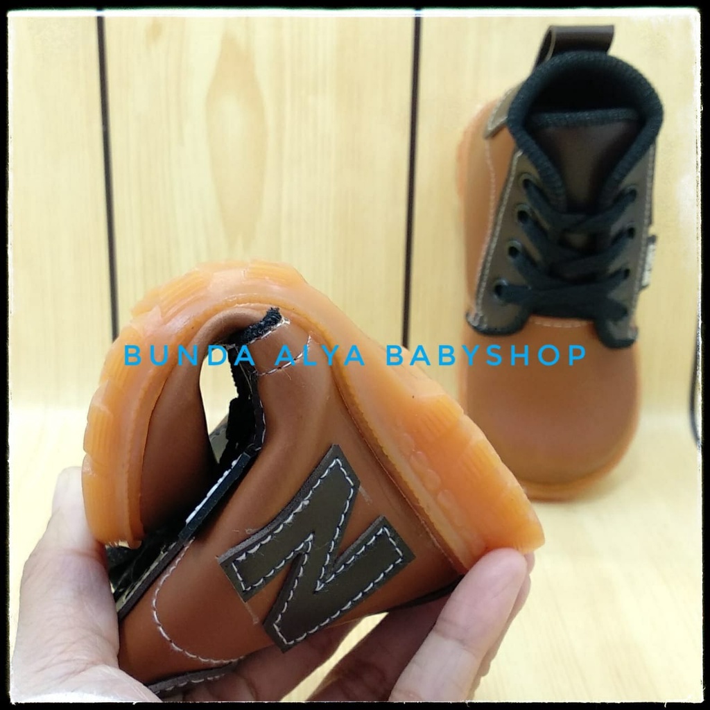 Sepatu Anak Laki Boots Usia 1 Tahunan COKLAT - Sepatu Anak Boots Cowok Keren Size 22 - 23